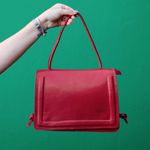Bolsa de Couro - BEM ME QUER - Vermelha