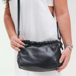 Bolsa de Couro - HARMONIA - Preta
