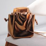 Bolsa de Couro - INSPIRAR - Bronze