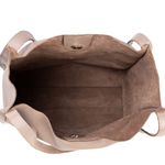 Bolsa de Couro - LITORAL - Amêndoa