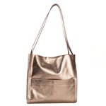Bolsa de Couro - LITORAL - Champagne