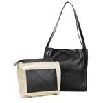Bolsa de Couro - LITORAL - Preta