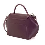 Bolsa de Couro - Mini NASCENTE - Ameixa e Lavanda
