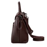 Bolsa de Couro - Mini NASCENTE - Madeira e Bali