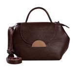 Bolsa de Couro - Mini NASCENTE - Madeira e Bali