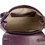 Bolsa de Couro - NASCENTE - Ameixa e Lavanda