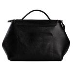 Bolsa de Couro - NASCENTE - Preta e Off White