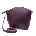 Bolsa de Couro - PAIXÃO - Uva 