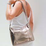 Bolsa de Couro - PARAÍSO - Champagne