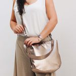 Bolsa de Couro - REALIZAR - Champagne