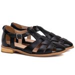 Sandália Fisherman - AMOR - Preta - 664.29