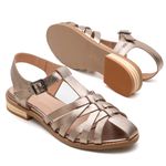 Sandália Fisherman - BEIJA-FLOR - Champagne - 842.108