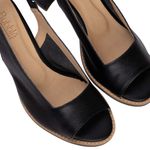 Sandália Peep Toe - ELEGÂNCIA - Preta - 177.31 