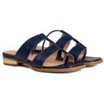 Sandália Rasteira - BRISA - Azul Anil - 914.38