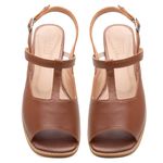 Sandália Rasteira - SERENA - Chocolate - 914.43