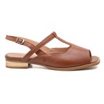 Sandália Rasteira - SERENA - Chocolate - 914.43