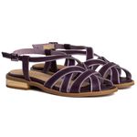 Sandália Rasteira - VOAR - Ameixa e Lavanda - 842.99