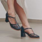Sapato Boneca - ADMIRAR - Azul Marinho - 771.09