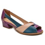 Sapato Peep Toe ENERGIA - Purple, Petróleo, Azul e Nude - 965.14 