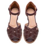 Sapato Peep Toe - ETERNO - Madeira - 965.45