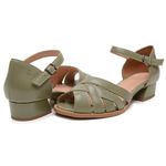 Sapato Peep Toe - ETERNO - Sálvia - 965.45