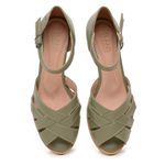 Sapato Peep Toe - ETERNO - Sálvia - 965.45