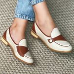 Sapato SOFISTICAR - Off White e Chocolate - 664.14