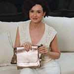 Bolsa de Couro - ACOLHER - Champagne 