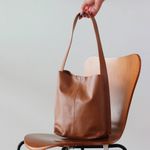 Bolsa de Couro - ASAS - Caramelo