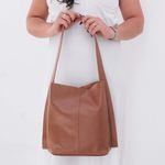 Bolsa de Couro - ASAS - Caramelo