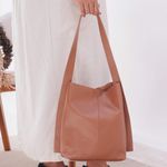 Bolsa de Couro - ASAS - Caramelo