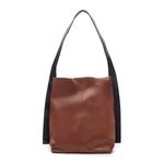 Bolsa de Couro - ASAS - Chocolate e Preto