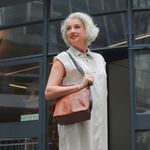 Bolsa de Couro - ASAS - Chocolate e Preto