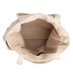 Bolsa de Couro - AURA - Off White e Preta