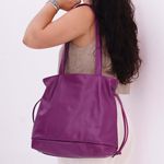 Bolsa de Couro - AURA - Violeta