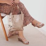 Bolsa de Couro - CELEBRAR - Champagne