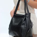 Bolsa de Couro - CONFIAR - Preta