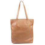 Bolsa de Couro - ENVELOPE - Nude e Caramelo