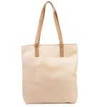 Bolsa de Couro - ENVELOPE - Nude e Caramelo