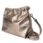 Bolsa de Couro Legítimo Champagne - HARMONIA GRANDE