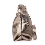Bolsa de Couro Legítimo Champagne - HARMONIA GRANDE