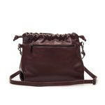 Bolsa de Couro Legítimo Madeira - HARMONIA GRANDE