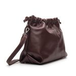 Bolsa de Couro Legítimo Madeira - HARMONIA GRANDE