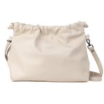 Bolsa de Couro Legítimo Off White - HARMONIA GRANDE