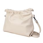 Bolsa de Couro Legítimo Off White - HARMONIA GRANDE