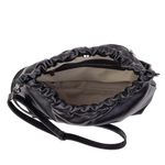 Bolsa de Couro Legítimo Preta - HARMONIA GRANDE