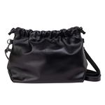 Bolsa de Couro Legítimo Preta - HARMONIA GRANDE
