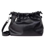 Bolsa de Couro Legítimo Preta - HARMONIA GRANDE