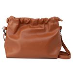 Bolsa de Couro Legítimo Telha - HARMONIA GRANDE