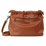 Bolsa de Couro Legítimo Telha - HARMONIA GRANDE